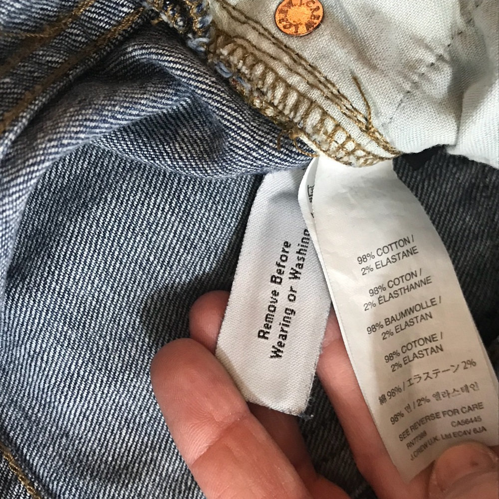 NWOT J.Crew ‘Reid’ Skinny Jeans Size 27 - Picture 5 of 8